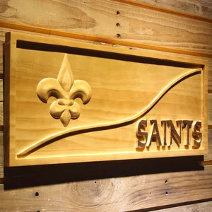 New Orleans Saints Split Wood Sign