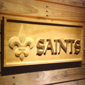 New Orleans Saints Wood Sign