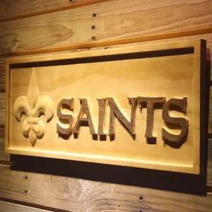 New Orleans Saints Wood Sign