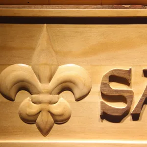 New Orleans Saints Wood Sign