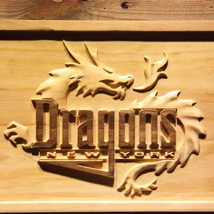 New York Dragons Wood Sign - Legacy Edition