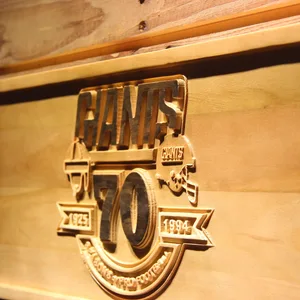 New York Giants 70th Anniversary Logo Wood Sign - Legacy Edition
