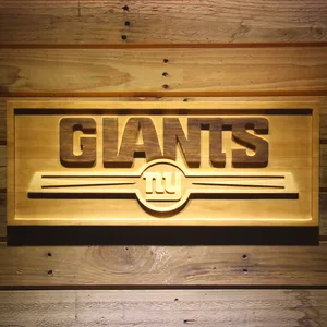 New York Giants Wood Sign