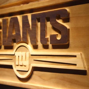 New York Giants Wood Sign