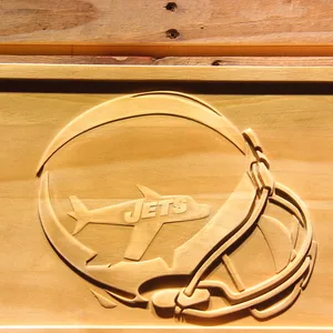 New York Jets 1963 Helmet Wood Sign - Legacy Edition