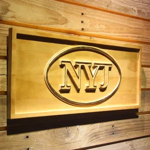 New York Jets 1998-2001 Wood Sign - Legacy Edition