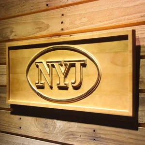 New York Jets 1998-2001 Wood Sign - Legacy Edition