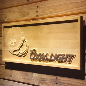 New York Jets Coors Light Helmet Wood Sign