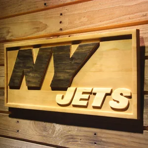 New York Jets NY Wood Sign