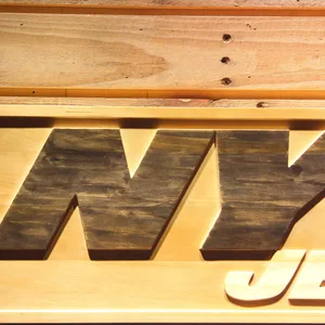 New York Jets NY Wood Sign