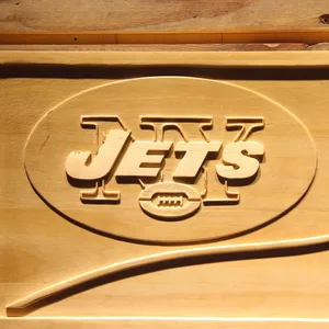 New York Jets Split Wood Sign