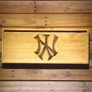 New York Yankees 2 Wood Sign