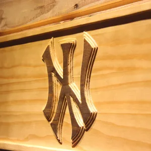 New York Yankees 2 Wood Sign