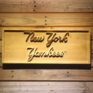 New York Yankees 3 Wood Sign
