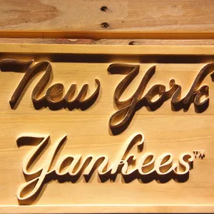 New York Yankees 3 Wood Sign
