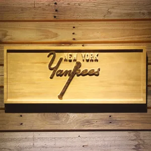 New York Yankees 4 Wood Sign