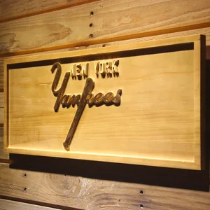 New York Yankees 4 Wood Sign