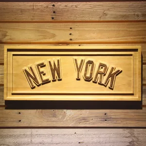 New York Yankees 5 Wood Sign