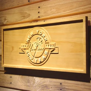 New York Yankees 50th Anniversary Logo Wood Sign - Legacy Edition