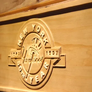 New York Yankees 50th Anniversary Logo Wood Sign - Legacy Edition