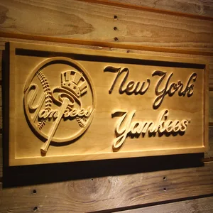New York Yankees Wood Sign