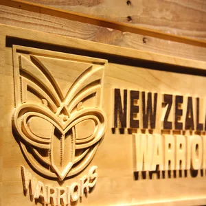 New Zealand Warriors Wood Sign