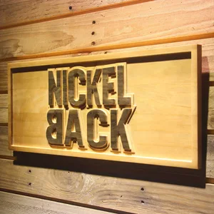 Nickelback Wood Sign
