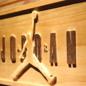 Nike Air Jordan  Jumpman Logo 1 Wood Sign