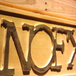NOFX Wood Sign