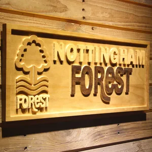 Nottingham Forest FC Wood Sign