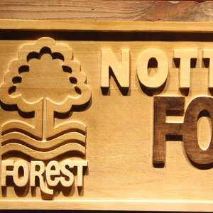 Nottingham Forest FC Wood Sign