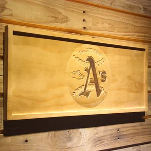 Oakland Athletics 1971-1981 Swinging A's Wood Sign - Legacy Edition