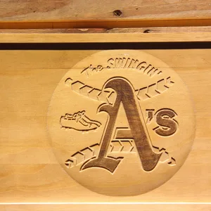 Oakland Athletics 1971-1981 Swinging A's Wood Sign - Legacy Edition