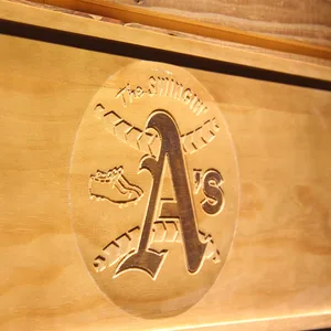 Oakland Athletics 1971-1981 Swinging A's Wood Sign - Legacy Edition