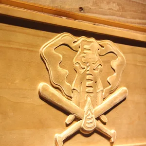 Oakland Athletics 1993-1994 Elephant Logo Wood Sign - Legacy Edition