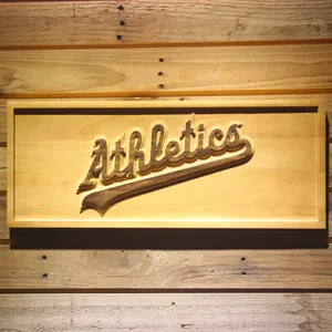 Oakland Athletics 2008-2010 Logo Wood Sign - Legacy Edition