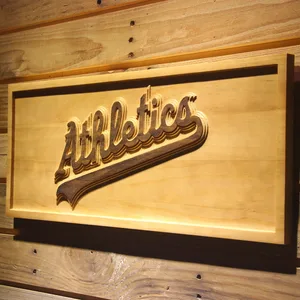 Oakland Athletics 2008-2010 Logo Wood Sign - Legacy Edition