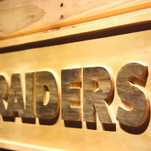 Oakland Raiders Text Wood Sign