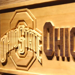 Ohio State Buckeyes Wood Sign