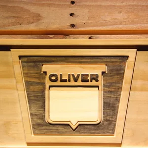 Oliver Old Logo Wood Sign