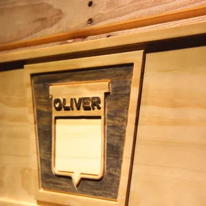 Oliver Old Logo Wood Sign