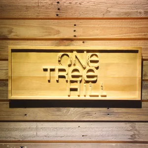 One Tree Hill Wood Sign