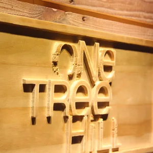 One Tree Hill Wood Sign