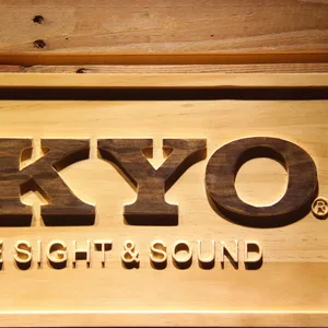 Onkyo Wood Sign