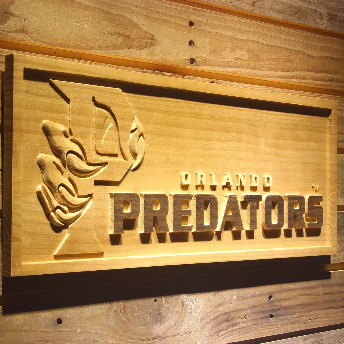 Orlando Predators Wood Sign - Legacy Edition