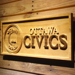 Ottawa Civics Wood Sign - Legacy Edition