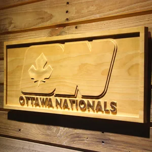 Ottawa Nationals Wood Sign - Legacy Edition