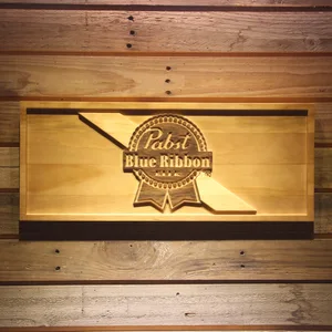Pabst Blue Ribbon Wood Sign