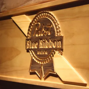 Pabst Blue Ribbon Wood Sign