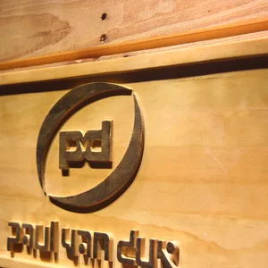Paul Van Dyk Wood Sign